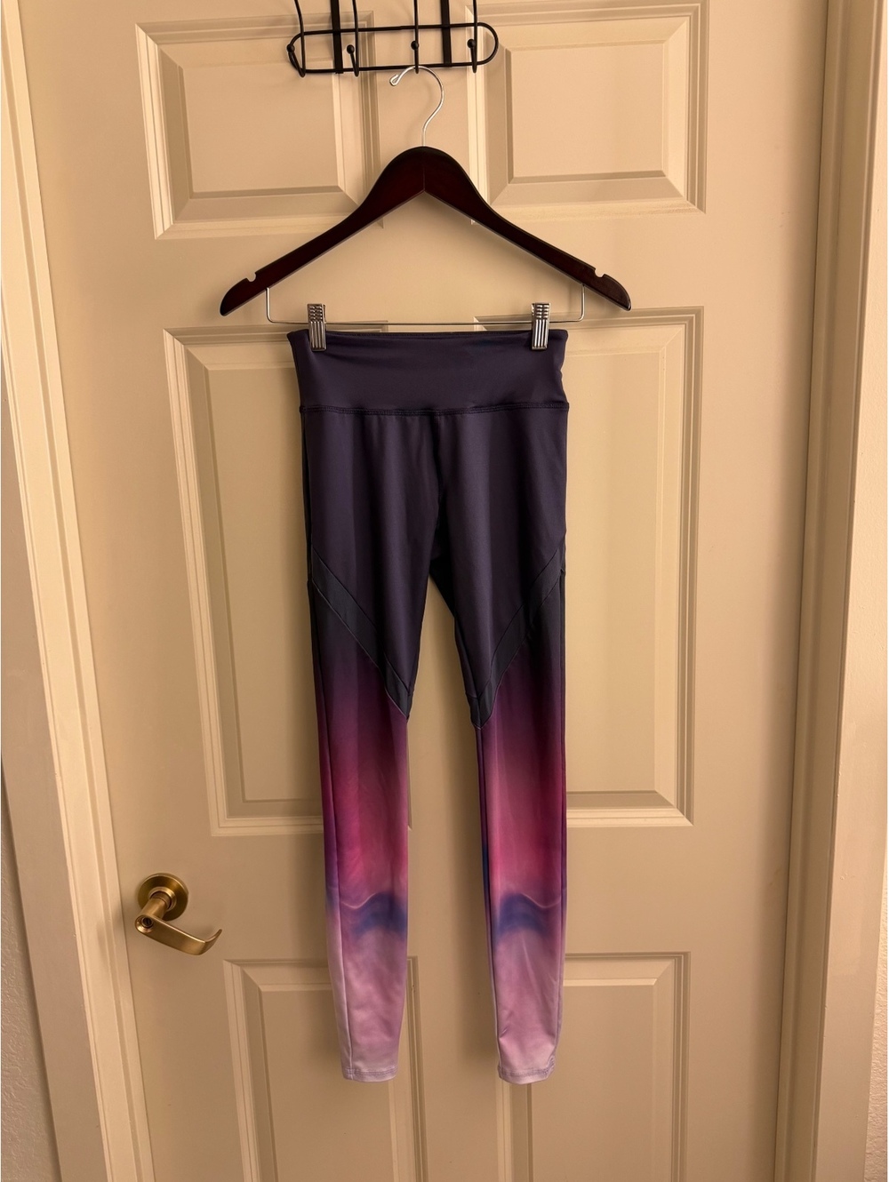 Forever 21 Ombre Purple to Pink Gradient Athletic Leggings XS - #1515